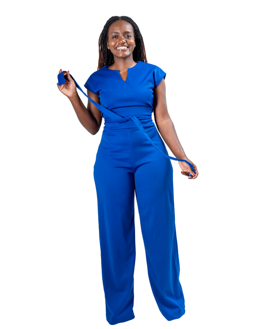 Wema Jumpsuit in Cobalt Blue