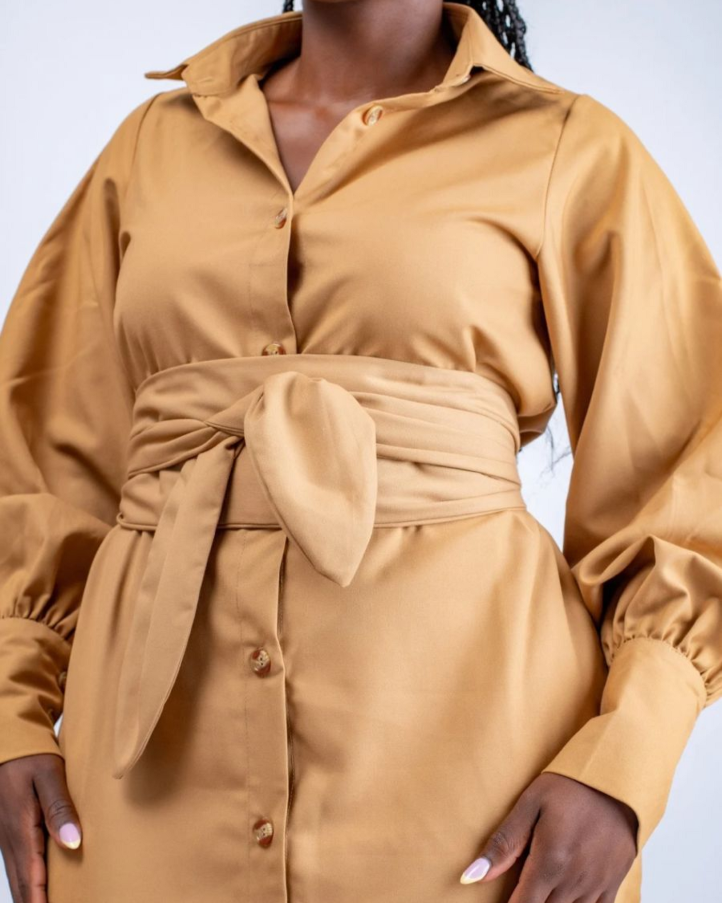 Tii Dress in Brown